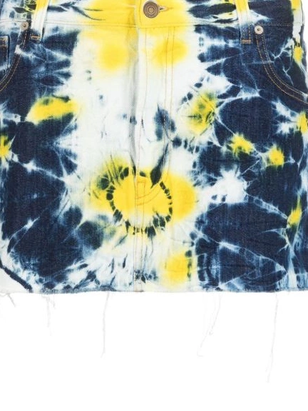 Cheap dye-print mini tie Women Alanui skirt 0814